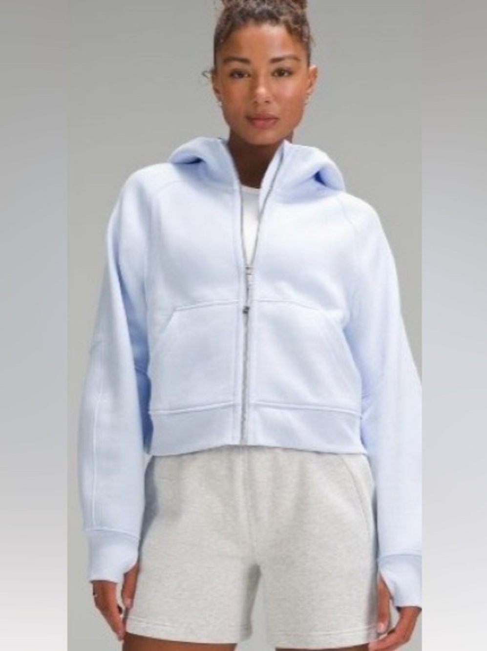 Lululemon oversized full zip scuba Xs/S